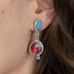 Regiis Garnet and Opal Drop Earrings