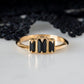 *SALE 15% off* Nox Black Spinel Ballerina Band