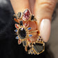 *SALE 15% off* Nox Dark Purple Spinel Ballerina Ring