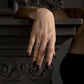 Eowyn Salt and Pepper Pear Diamond Ring