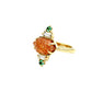 Empire African Sunstone Hex Ring