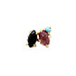 Laetus Multi-Colour 3 Stone Single Stud