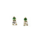 Laetus Diamond and Emerald Studs