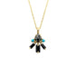 Reina Black and Turquoise Necklace