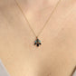 Reina Black and Turquoise Necklace