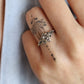 Stella Black Ring