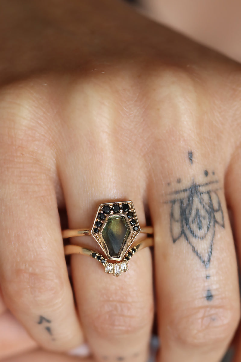 Nefertiti Australian Sapphire Ring