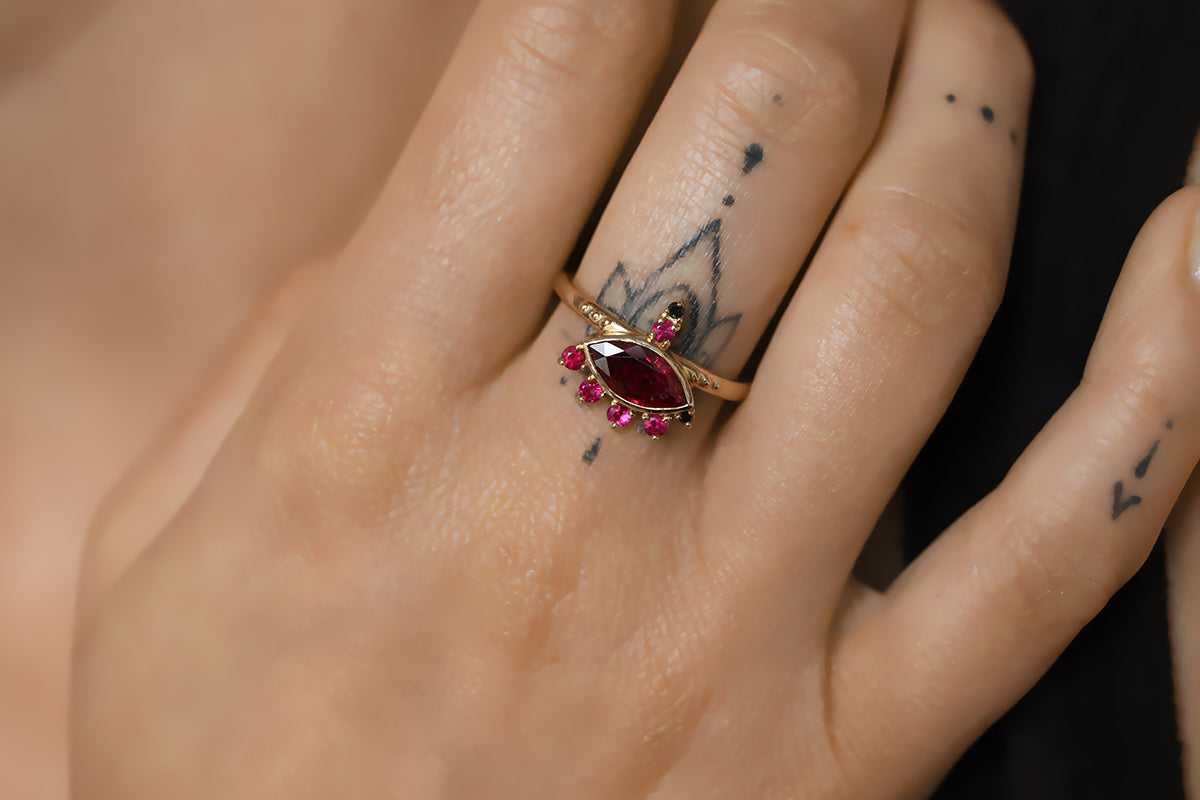 Multis Ruby Ring