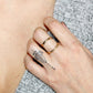 Julian Granulated Wedding Rings