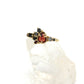 *SALE 15% off* Multis Red and Black Cluster Ring