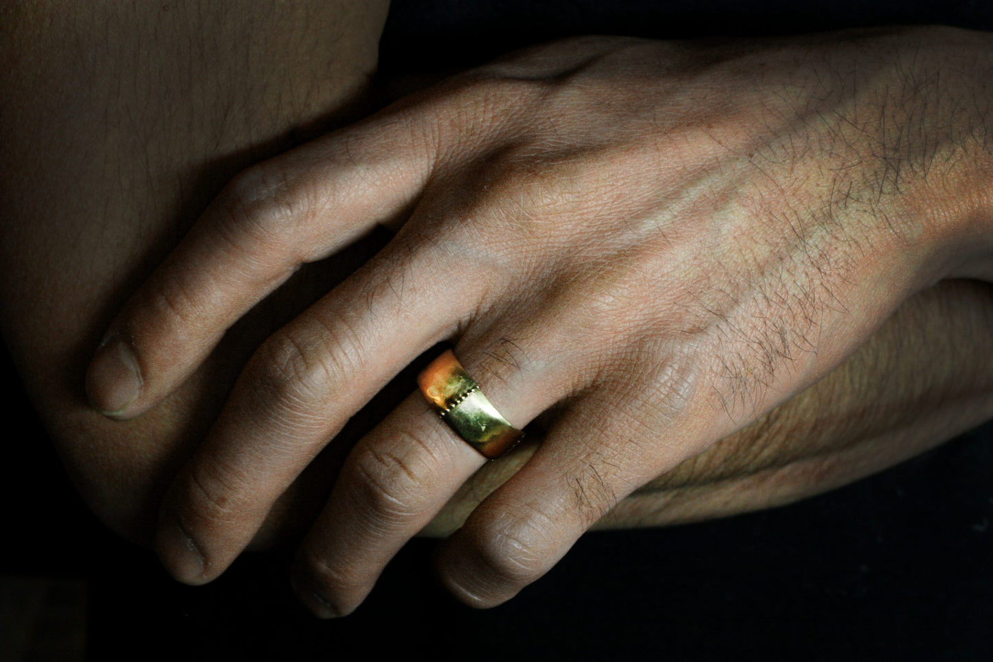Julian Granulated Wedding Rings