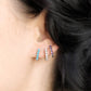 Laetus Single Opal Hoop