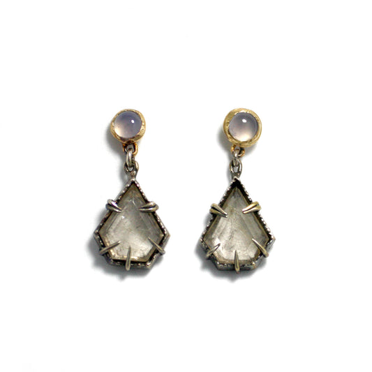 Regiis Lavender Drop Earrings